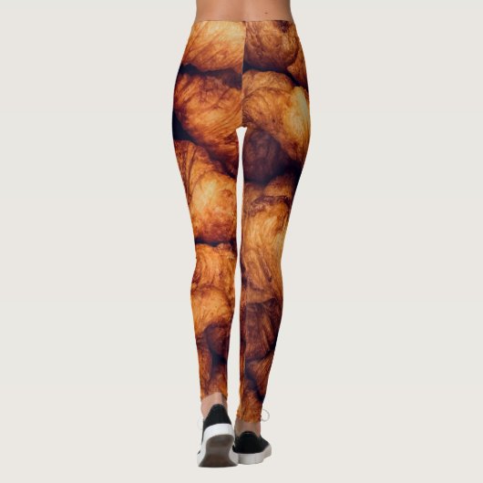 Classic Croissants Top Uitzicht Delight Leggings (Achterkant)