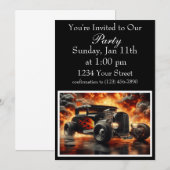 Classic Cruiser Party Uitnodigen Kaart (Voorkant / Achterkant)