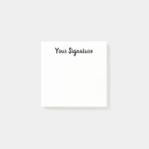 Classic Cursive Minimal Signature Name Script Lett Post-it® Notes