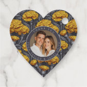 Classic Custom Carnation Sparkle Forest Wedding Bedankjes Labels (Achterkant)