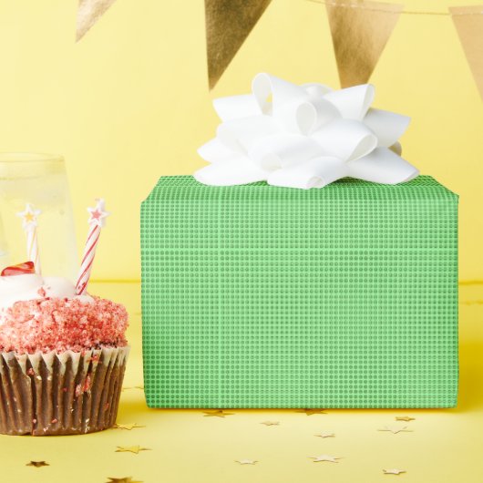 Classic Custom Sjabloon Elegant Geel Groen Blank Cadeaupapier (Verjaardagsfeest)
