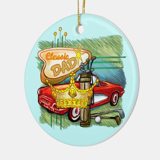 Classic Dad ornament (Links)