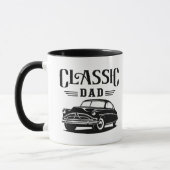 Classic Dad Vintage Car Coffee  Mok (Links)