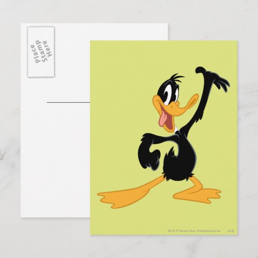 Classic DAFFY DUCK™ Briefkaart (Voorkant / Achterkant)