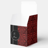 Classic Damask Red Bedankdoosjes (Geopend)