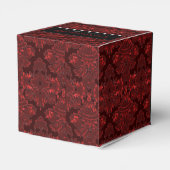 Classic Damask Red Bedankdoosjes (Achterkant)