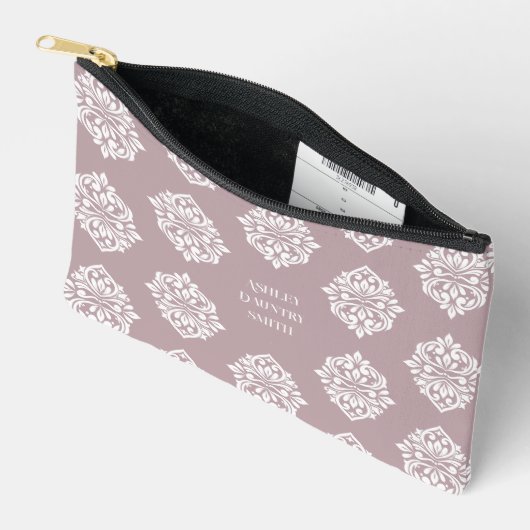 Classic Damask Toscane Bord Roze Etui (Open)
