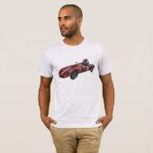 Classic Dancing Pony Abstract T-shirt (Voorkant volledig)