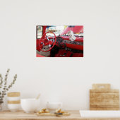 Classic Dangling Dice-foto Poster (Keuken)