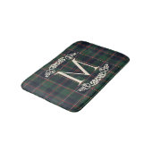 Classic Dark Blue Red Green Plaid Pattern Badmat (Gekanteld)