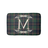 Classic Dark Blue Red Green Plaid Pattern Badmat (Voorkant)