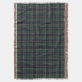 Classic Dark Blue Red Green Plaid Pattern Deken (Voorkant Verticaal)