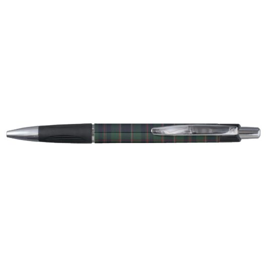 Classic Dark Blue Red Green Plaid Pattern Pen (Achterkant)