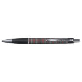 Classic Dark Blue Red Green Plaid Pattern Pen (Achterkant)