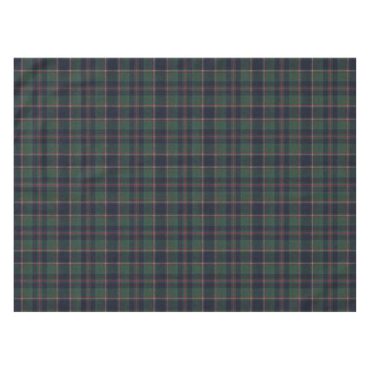 Classic Dark Blue Red Green Plaid Pattern Tafelkleed (Voorkant (Horizontaal))