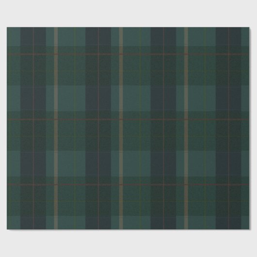 Classic Dark Green Tartan Plaid  Cadeaupapier (Vlak)