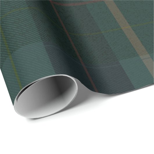 Classic Dark Green Tartan Plaid  Cadeaupapier (Rol Hoek)