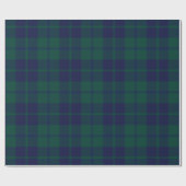 Classic Dark Green Tartan Plaid Pattern Cadeaupapier (Vlak)