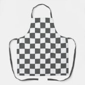 Classic dark grey checkerboard schort (Voorkant)