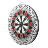 Classic Dartboard Arrow Pattern Game Design Dartbord (Voorkant Rechts)