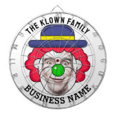 Classic Dartboard with custom text and photo Dartbord (Voorkant)