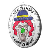 Classic Dartboard with custom text and photo Dartbord (Voorkant Rechts)