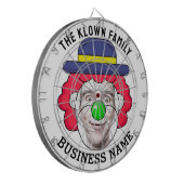 Classic Dartboard with custom text and photo Dartbord (Voorkant Links)