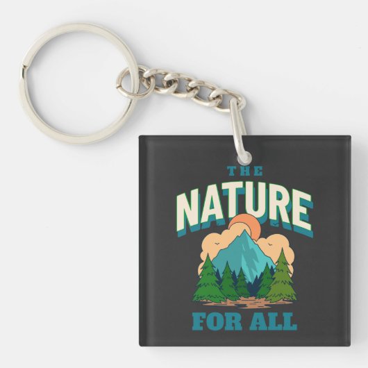 Classic De Natuur voor iedereen Sleutelhanger (voorkant)