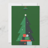 Classic Deer Kerstdecoratie baby shower Kaart (Achterkant)