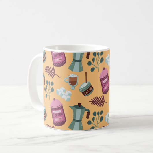 Classic Delicate Petal Tea Cup Koffiemok (Voorkant links)