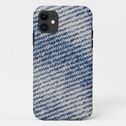 Classic Denim Texture iPhone 5 Hoesje (Achterkant)