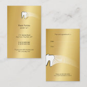Classic Dentist | Dental Golden Visitekaartje (Voorkant / Achterkant)