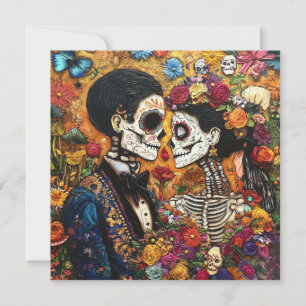 Classic Día de los Muertos Kaart