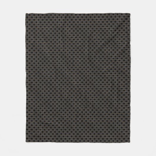 Classic Diamond Checker Decor Fleece Deken (Voorkant)