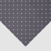 * Classic Diamond Florettes on Grey Tissuepapier (Detail)