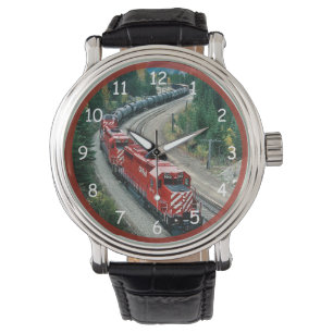 Classic Diesel Train Engine Horloge