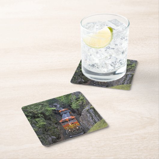 Classic Diesel Train Engine Kartonnen Onderzetters (Insitu)