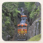 Classic Diesel Train Engine Kartonnen Onderzetters (Voorkant)