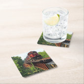 Classic Diesel Train Engine Kartonnen Onderzetters (Insitu)