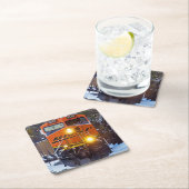 Classic Diesel Train Engine Kartonnen Onderzetters (Insitu)