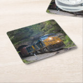 Classic Diesel Train Engine Kartonnen Onderzetters (Schuin)