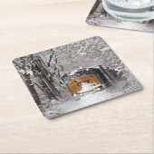 Classic Diesel Train Engine Kartonnen Onderzetters (Schuin)