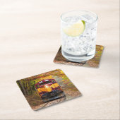 Classic Diesel Train Engine Kartonnen Onderzetters (Insitu)