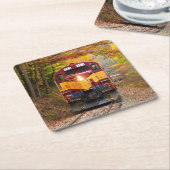 Classic Diesel Train Engine Kartonnen Onderzetters (Schuin)