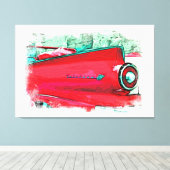 *~* Classic Digitaal Schilderen Foto Retro Canvas Afdruk (Insitu (Houten vloer))