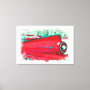 *~* Classic Digitaal Schilderen Foto Retro Canvas Afdruk