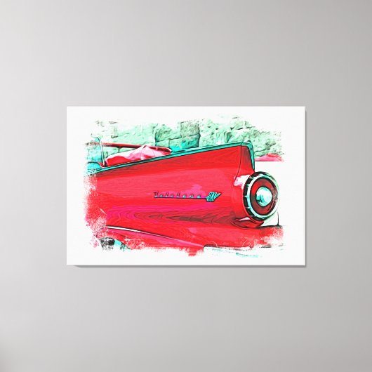 *~* Classic Digitaal Schilderen Foto Retro Canvas Afdruk (Voorkant)