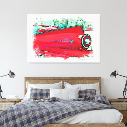 *~* Classic Digitaal Schilderen Foto  Retro Canvas Afdruk (Insitu (Slaapkamer))