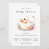 Classic Digital Duck Baby shower Kaart (Voorkant / Achterkant)