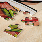 Classic Dim Sum & Chinese Dishes Puzzle Legpuzzel (Zijkant)